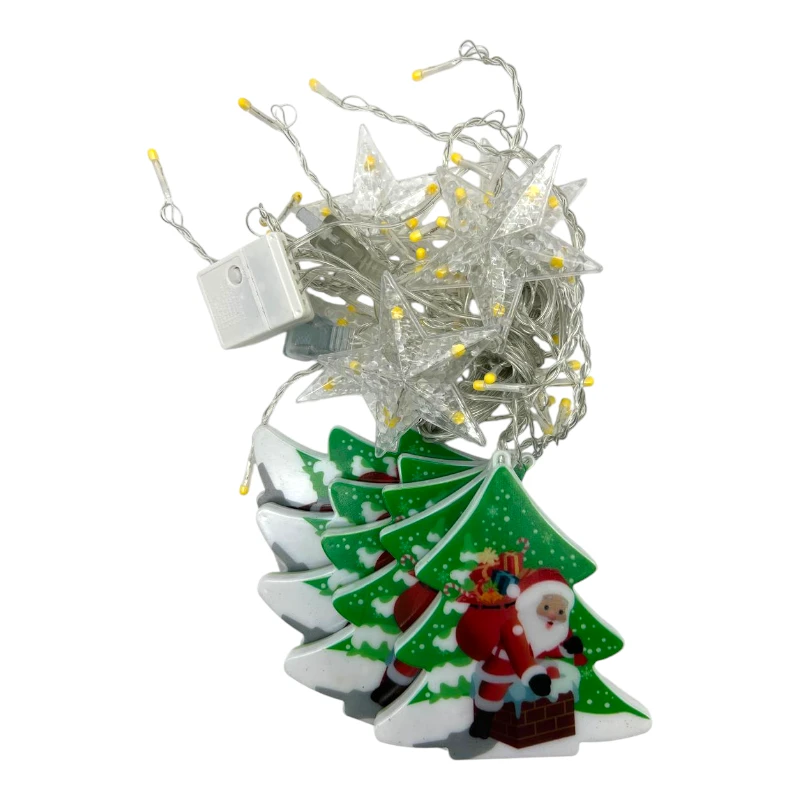 Imagen de CASCADA ARBOL DE NAVIDAD + ESTRELLAS