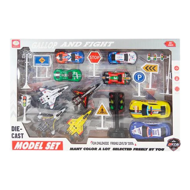 Imagen de SET GALLOP AVIONES Y CARRITOS 40x28cm