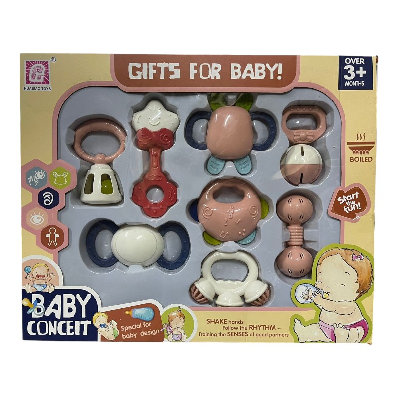 Imagen de MEGA SET SONAJAS BABY CONCEIT 43x35cm