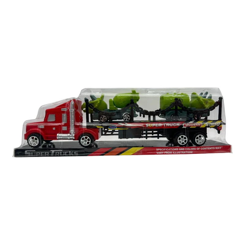 Imagen de CAMION NODRIZA CON DINOSAURIOS 38cm