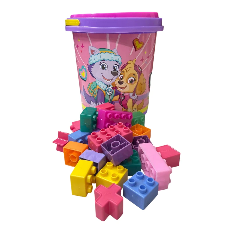 Imagen de CUBETA BLOQUES DIDACTICA *PAW PATROL* NIÑA