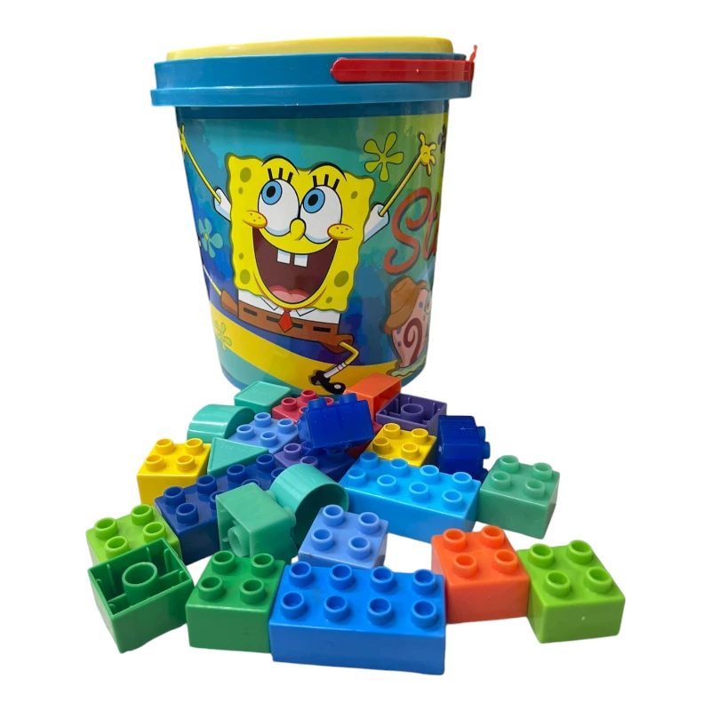Imagen de CUBETA BLOQUES DIDACTICA *BOB ESPONJA