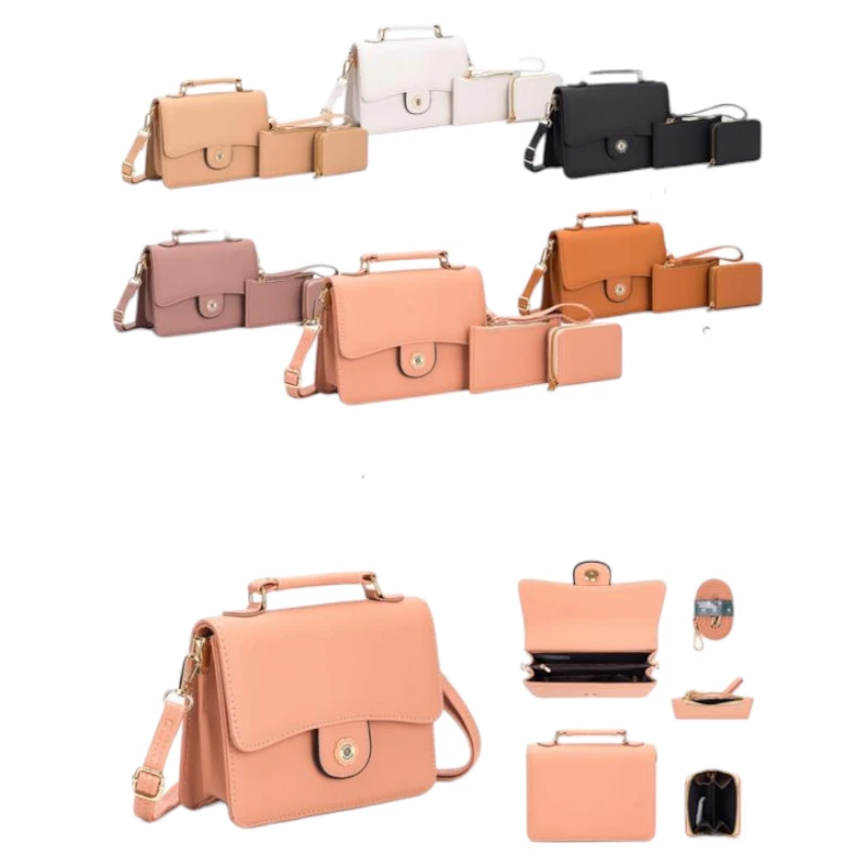 Imagen de COMBO BOLSO + MONEDEROS GRENOBIL D4022