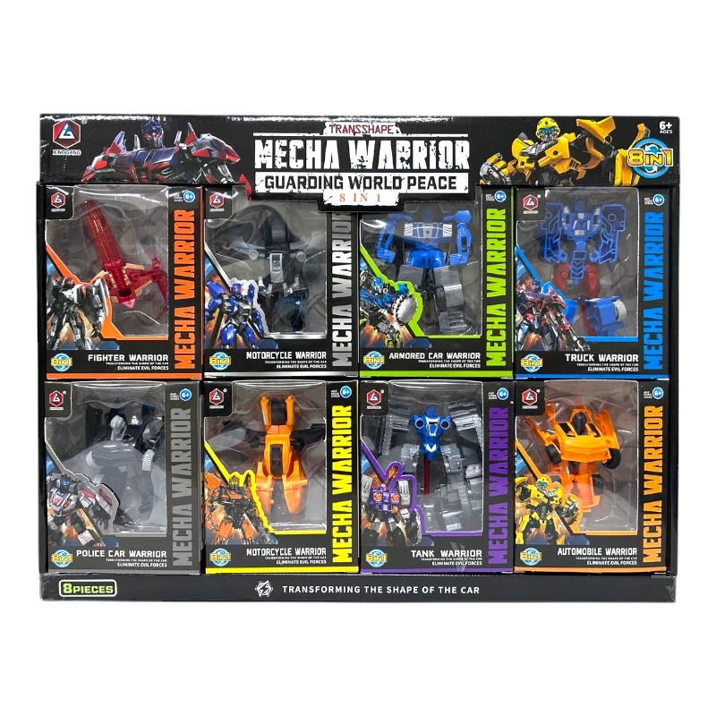 Imagen de CAJA 8 TRANSFORMER MECHA WARRIOR