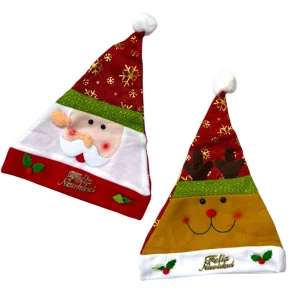 *PREMIUM* DOCENA GORRO NAVIDEÑO DISEÑOS