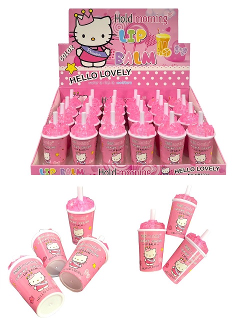 Imagen de CAJA 24 LIP BALM HELLO KITTY HOLD MORNING*