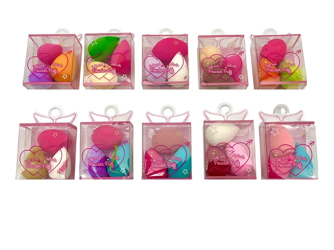 Imagen de 12 ESTUCHE C/3MINI ESPONJA BLENDER POWDER PUTT