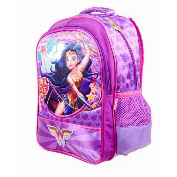 Imagen de MOCHILA PRIMARIA MUJER MARAVILLA MORADA ORIGINAL URBANIA