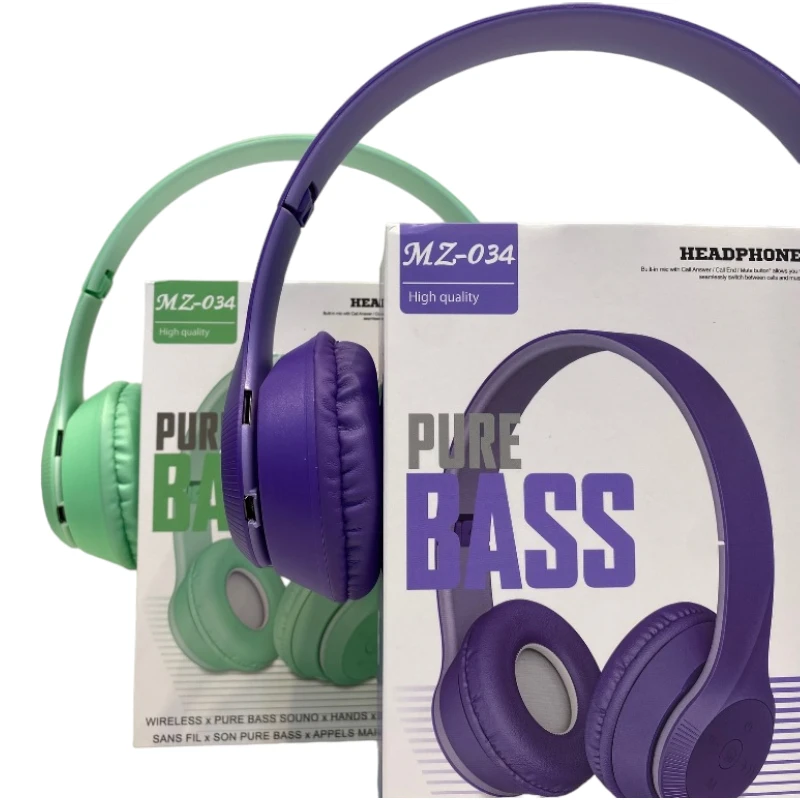 Imagen de AUDIFONOS BLUETOOTH MZ-034 PURE BASS