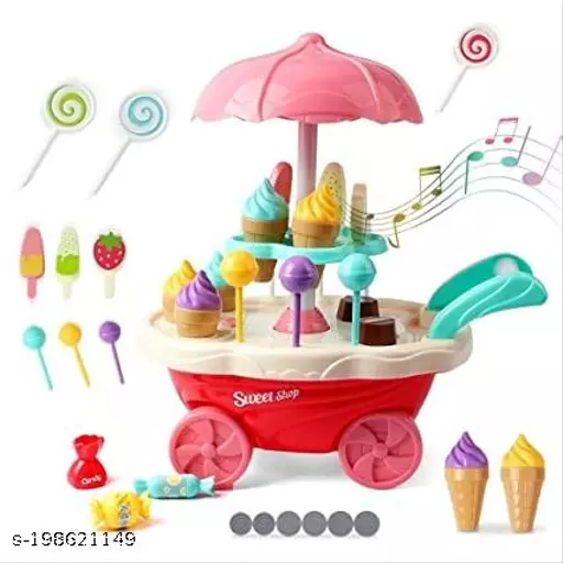 Imagen de **CARRITO HELADOS FUNCIONES ICRECREAM CAR