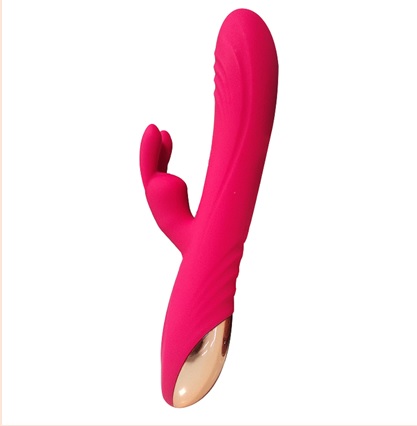 Imagen de VIBRADOR CONEJO RECARGABLE CON FUNDA