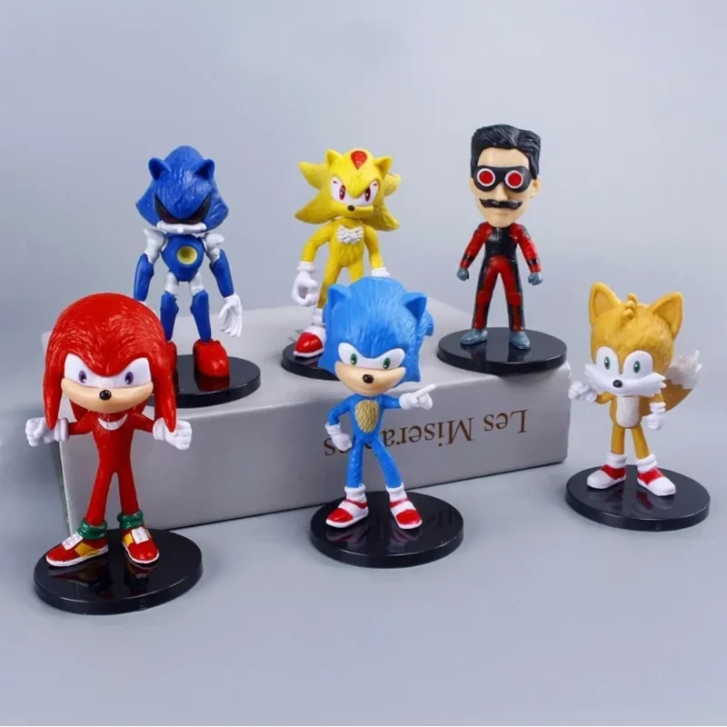 Imagen de COLECCION 6 FIGURAS SONIC