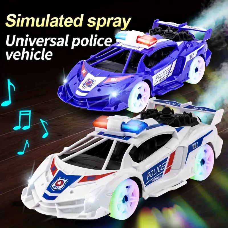 Imagen de CARRITO POLICIA LUZ Y HUMO GO SPRAY