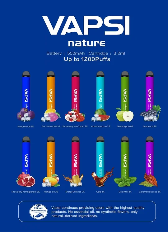 Imagen de CIGARRO VAPSI NATURE 1200 PUFFS