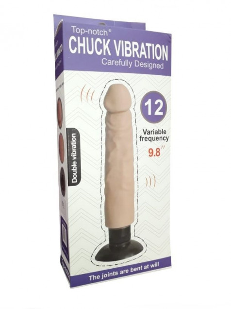 Imagen de VIBRADOR CHUCK 9.8" TOP NOTCH