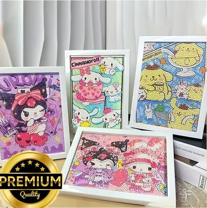 Imagen de PINTURA DIAMANTE BRICOLAGE 25X20 PERSONAJES
