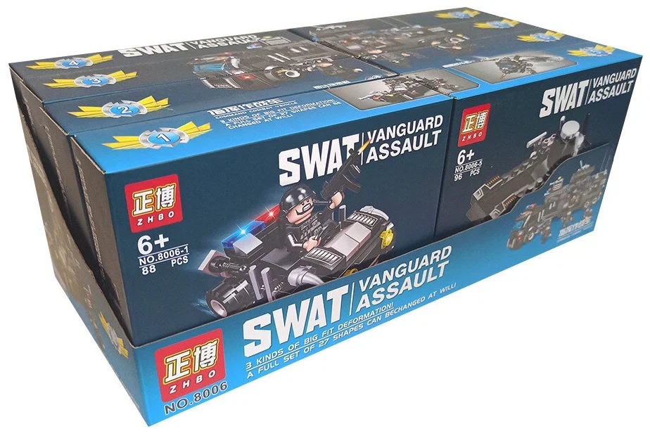 Imagen de 8 LEGOS SWATT VANGUARD ASSAULT
