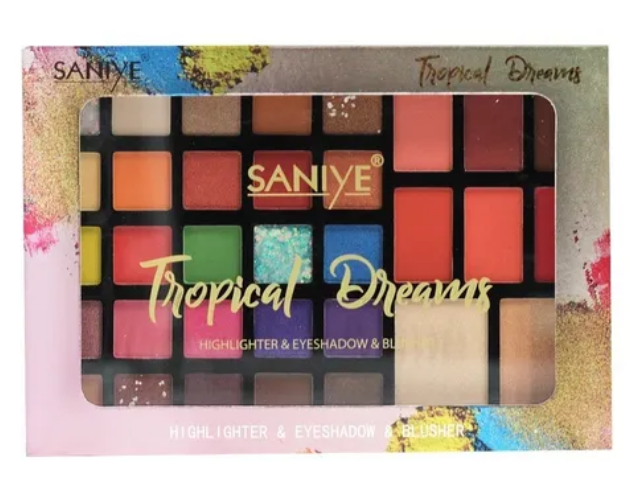 Imagen de PALETA SOMBRAS TROPICAL DREAMS SANIYE T098*