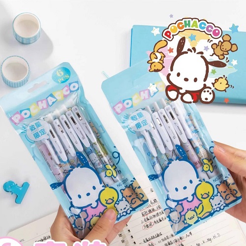 Imagen de PAQ. 6 PLUMA POCHACCO KAWAII