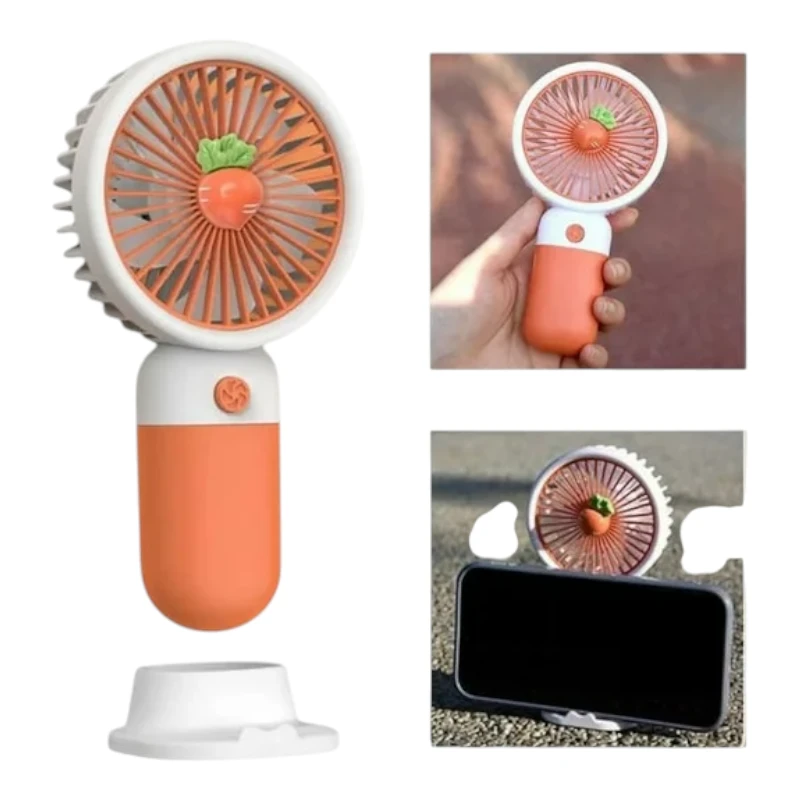 Imagen de MINI VENTILADOR DE MANO FRUTITAS RECARGABLE