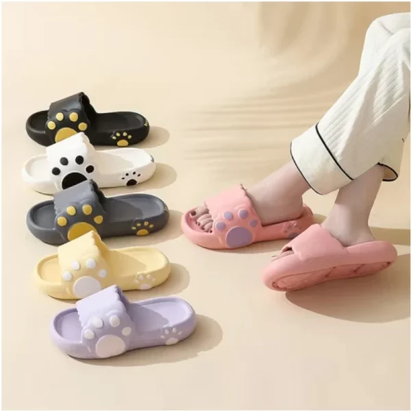 Slippers-Women-Summer-Home-Thick-Bottom-Non-Slip-Indoor-Shoes-Wholesale-Couple-Household-Bear-Claw-Men-Flat-Sandals