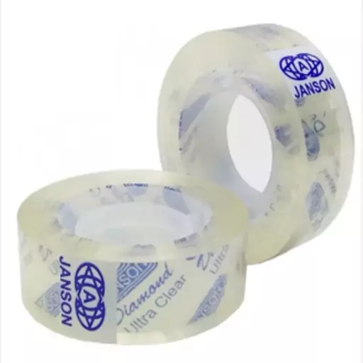 Imagen de PAQ. 8 CINTA ESCOLAR TRANSPARENTE