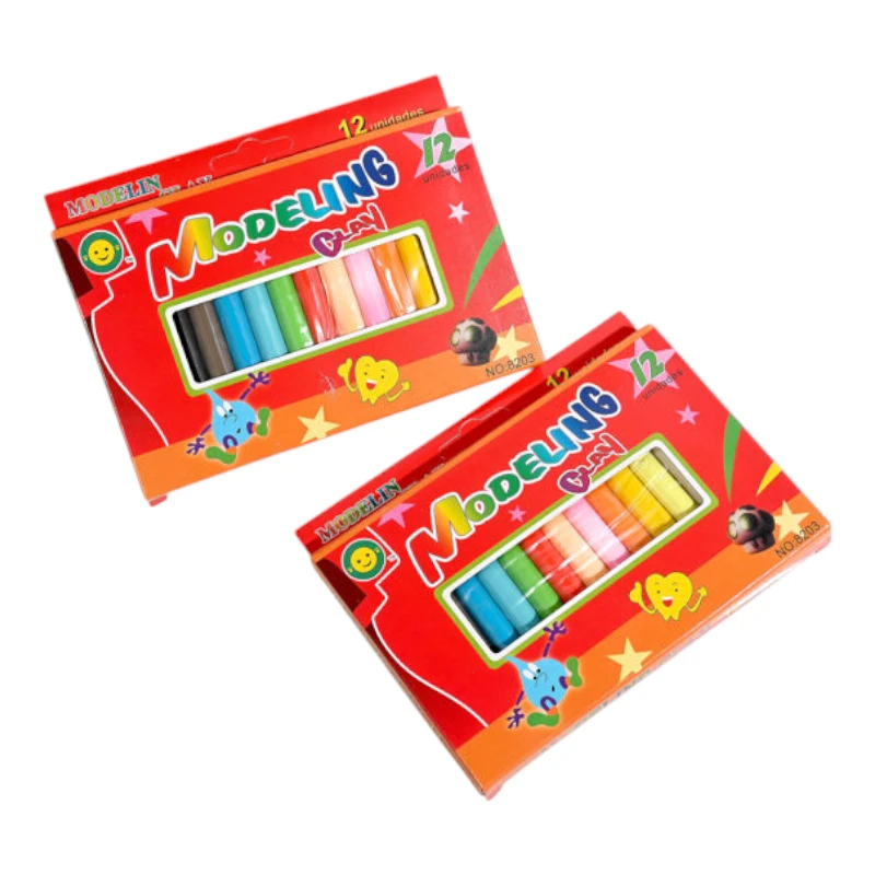Imagen de PAQ. 12 PLASTILINA ESCOLAR MODELING CLAY
