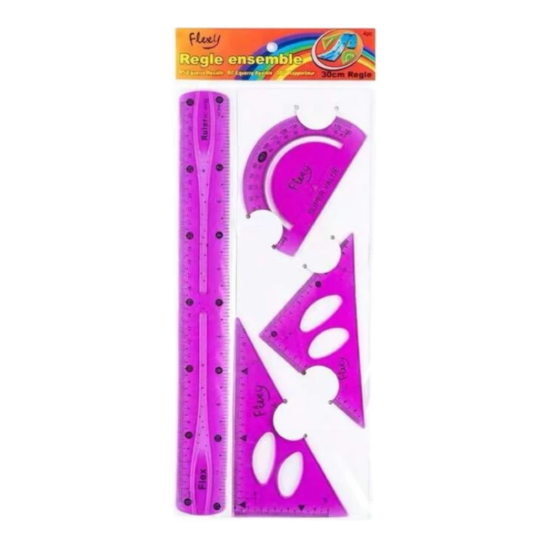 Imagen de JUEGO GEOMETRIA FLEXIBLE 4 PIEZAS