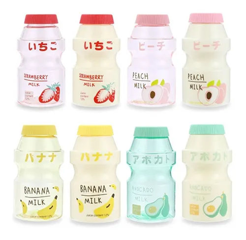 Imagen de BOTELLA DE AGUA TIPO YAKULT COLORES