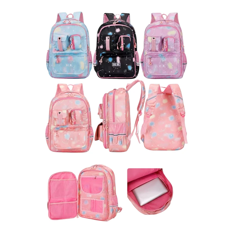 Imagen de MOCHILA ESCOLAR "HR" MULTI COMPARTIMIENTOS