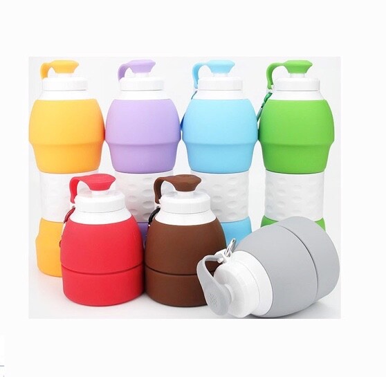Imagen de BOTELLA SILICON PLEGABLE 580ml