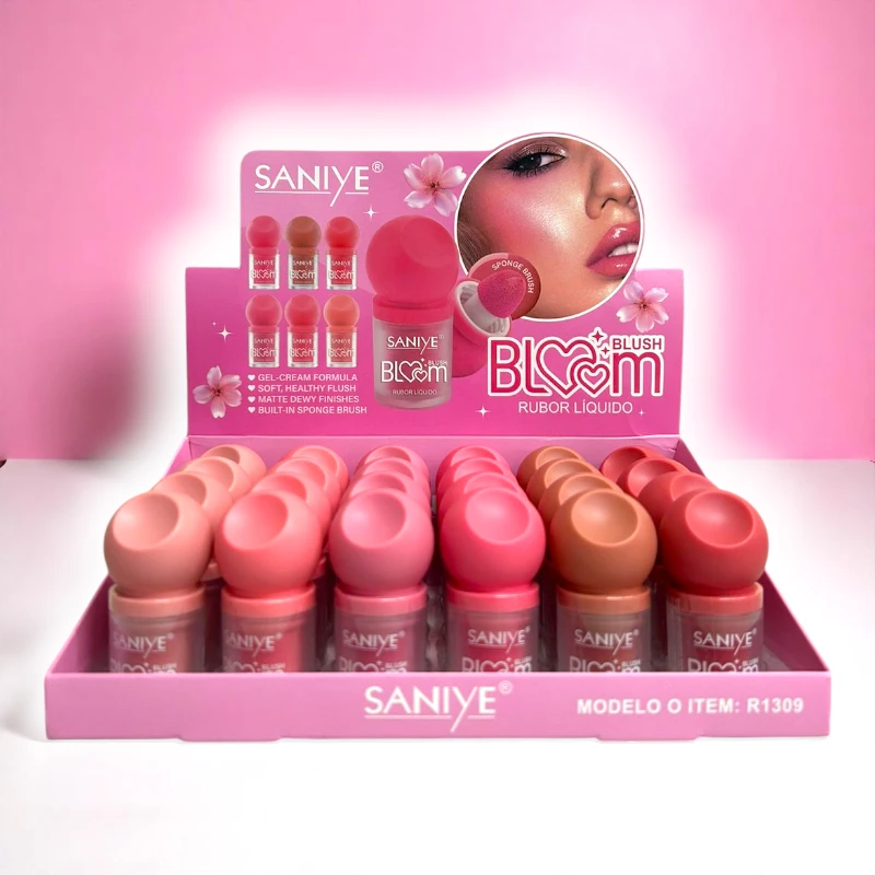 Imagen de GAMA 6 RUBOR LIQUIDO BLOOM SANIYE R1309