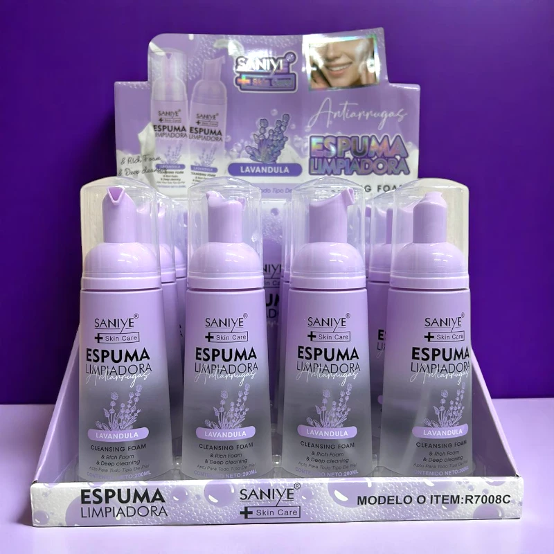 Imagen de ESPUMA LIMPIADORA ANTI ARRUGAS SANIYE R7008