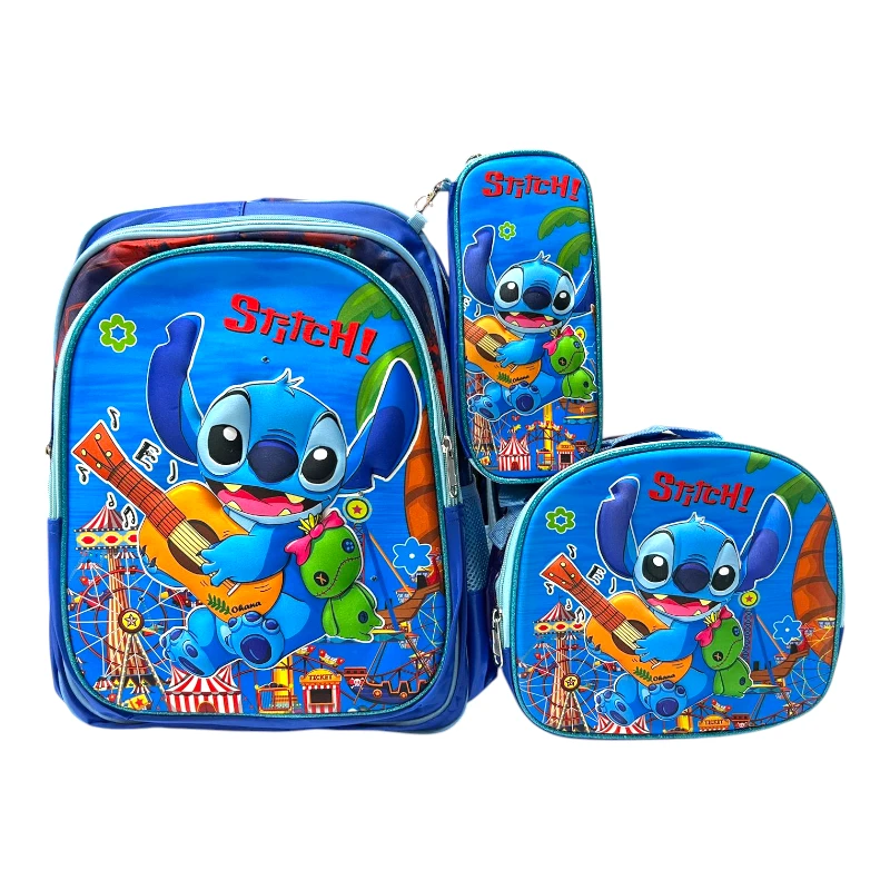 Imagen de COMBO MOCHILA TRIO LED #46 STITCH