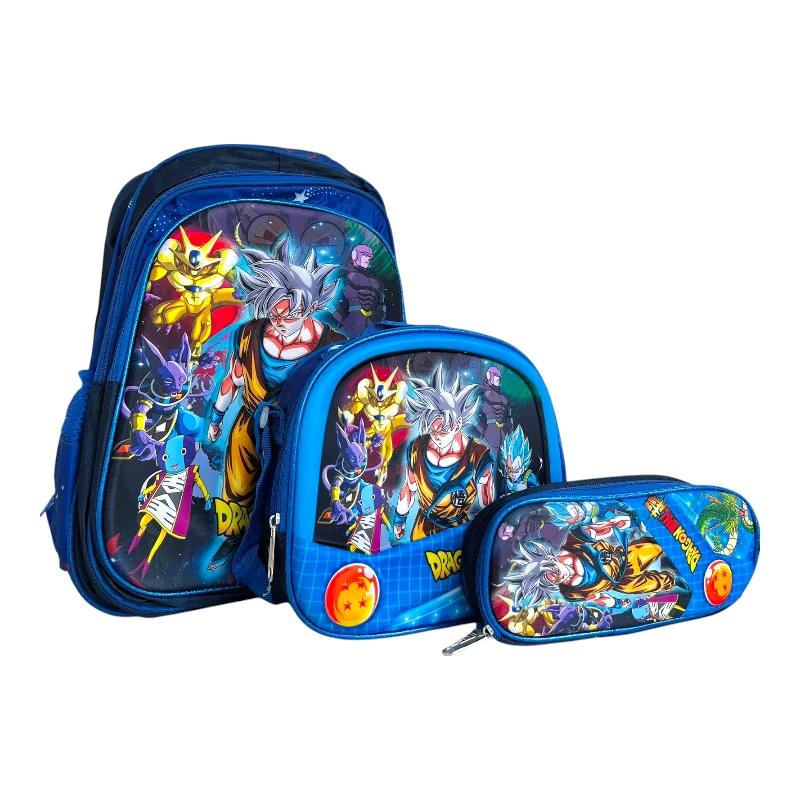 Imagen de COMBO MOCHILA TRIO LED #55 DRAGON BALL