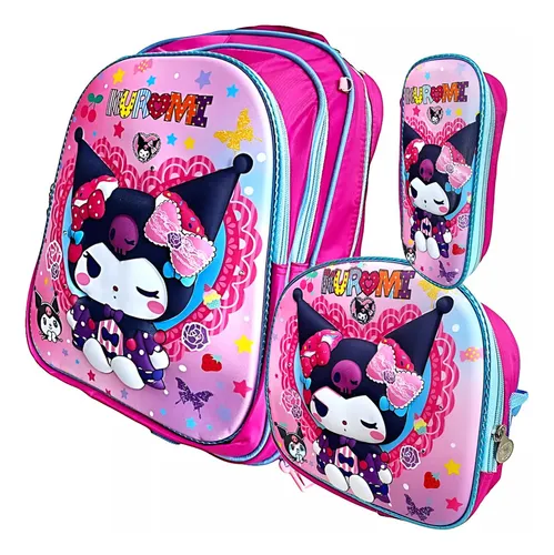 Imagen de COMBO MOCHILA TRIO #70 KUROMI 🦄
