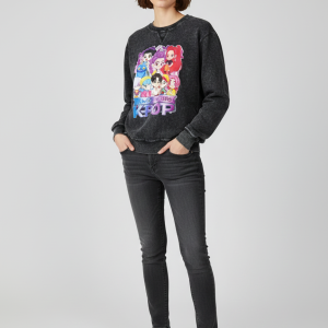 SWETER SUDADERA GRIS K POP DEMON HUNTERS