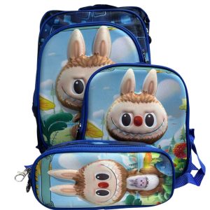 COMBO MOCHILA LABUBU 3 PIEZAS 🦄