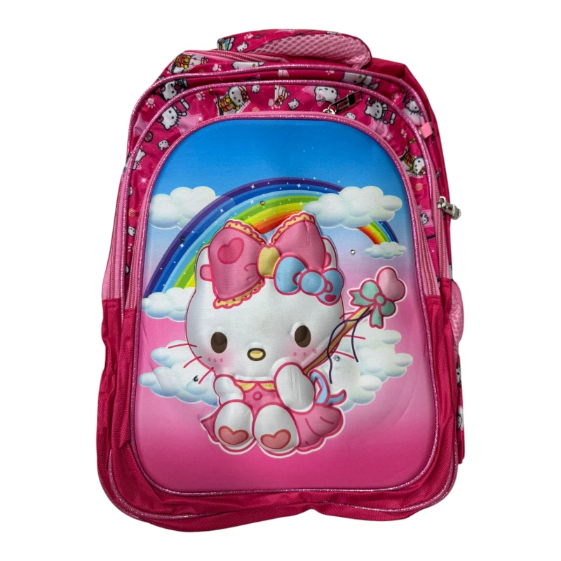 Imagen de COMBO MOCHILA TRIO LED #98 HELLO KITTY 🦄