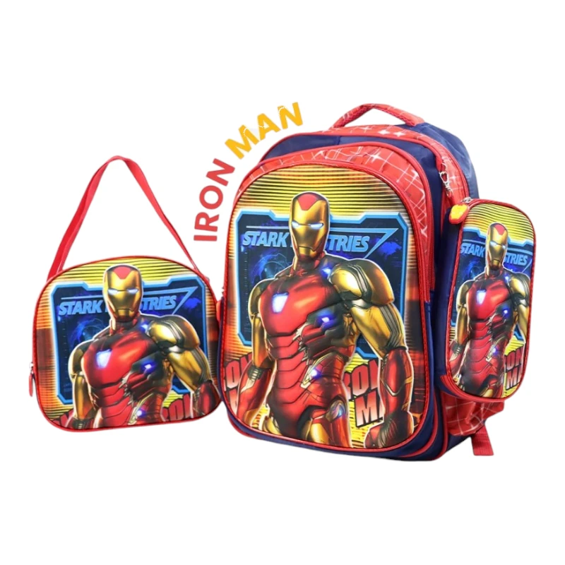 Imagen de COMBO MOCHILA TRIO LED #59 IRON MAN