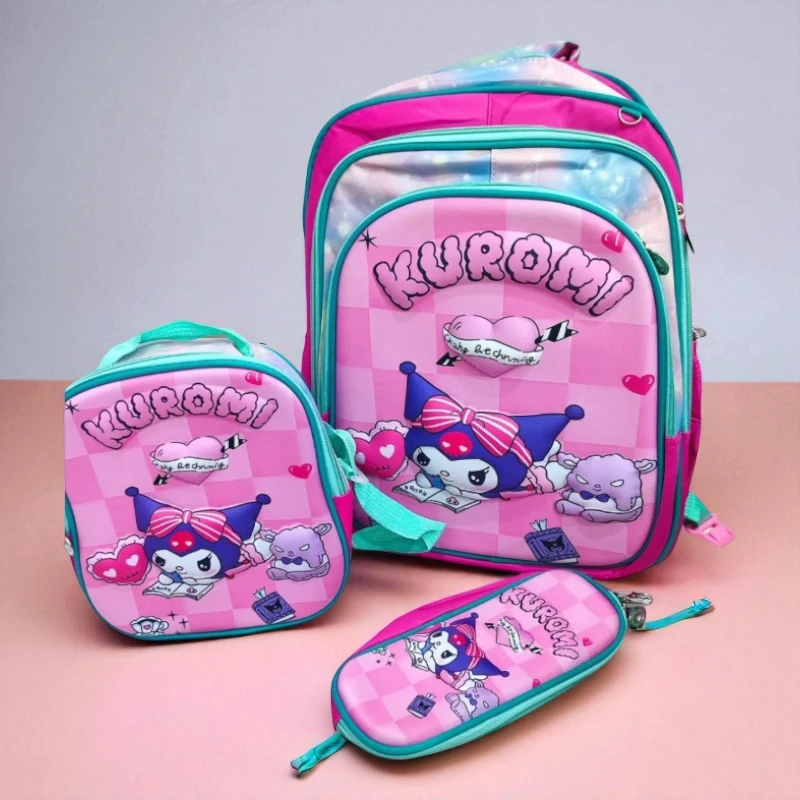 Imagen de COMBO MOCHILA TRIO #72 KUROMI 🦄