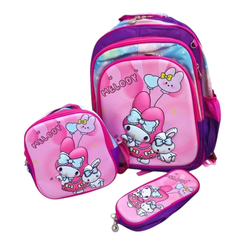 Imagen de COMBO MOCHILA TRIO #73 MY MELODY 🦄