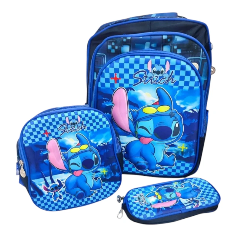 Imagen de COMBO MOCHILA TRIO #64 STITCH
