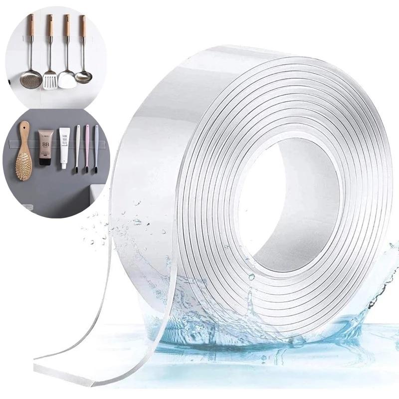 Imagen de ROLLO CINTA DOBLE CARA TRANSPARENTE 5M