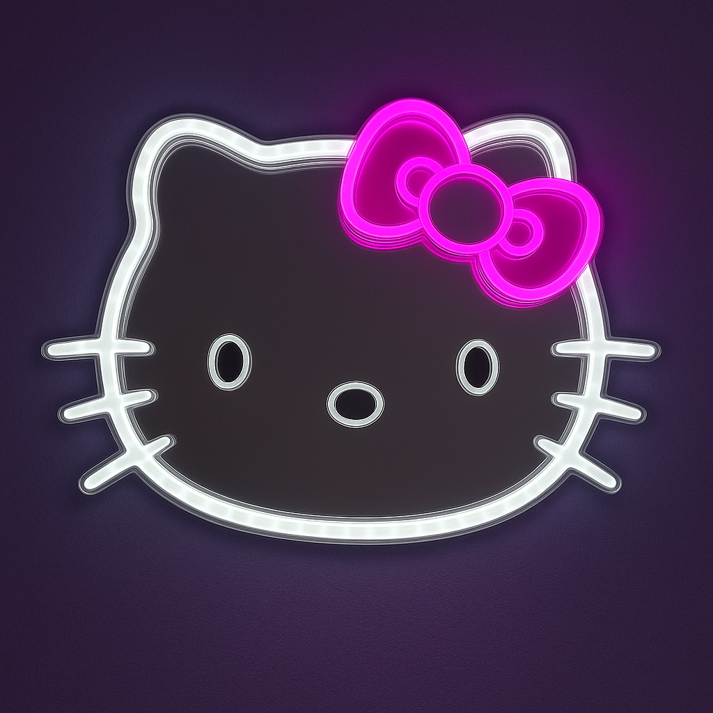 Imagen de ESPEJO LED KITTY 30cm