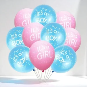 PAQ. 10 GLOBOS REVELACION SEXO