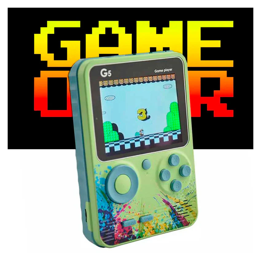Imagen de CONSOLA G5 500 JUEGOS PANTALLA A COLOR + CONTROL
