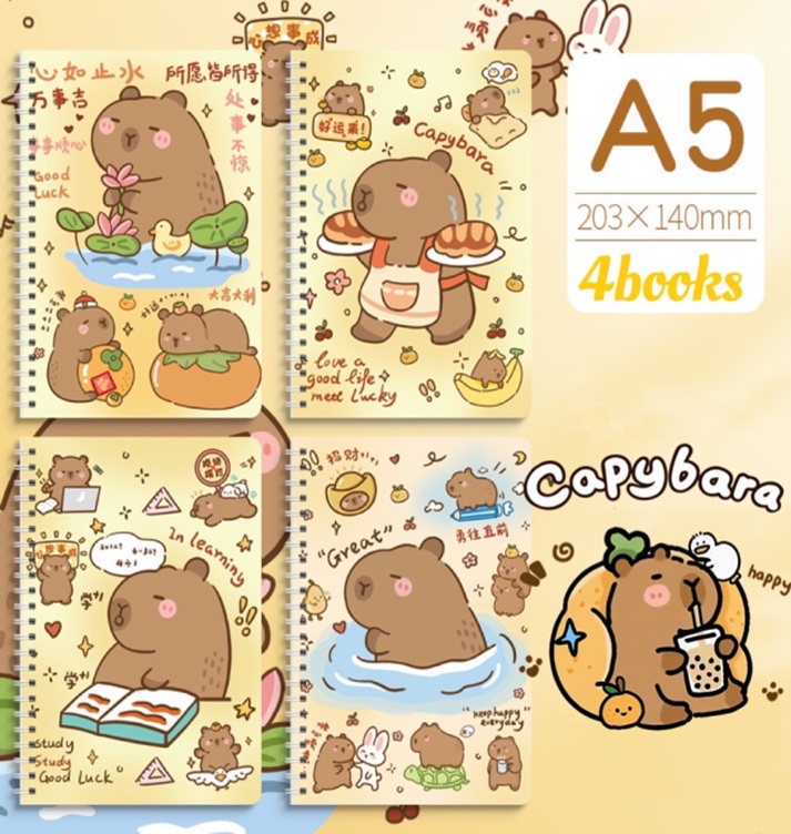 Imagen de PIEZA LIBRETA A5 CAPIBARA