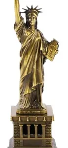 FIGURA METALICA ESTATUA DE LA LIBERTAD 20cm
