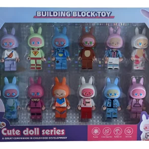 SET 12 LABUBU TIPO LEGO